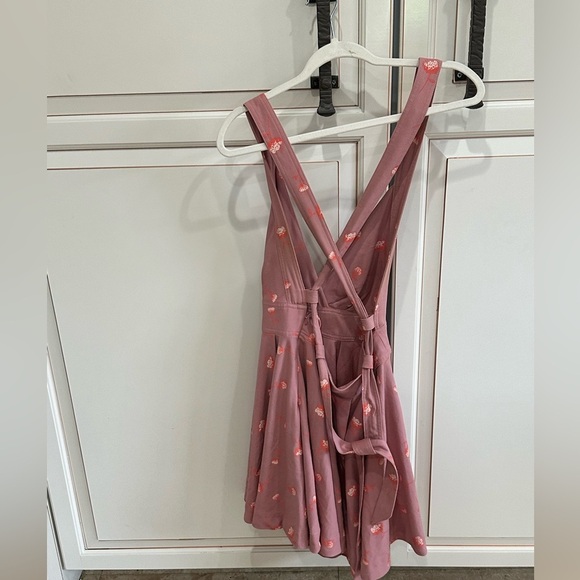 FREE PEOPLE Mini’s For You Open Back Tea Dress Pink (D5) - Picture 7 of 7